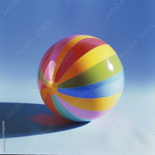 colorful ball on the beach