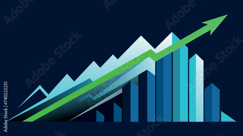 Green Arrow Rises on Graph
