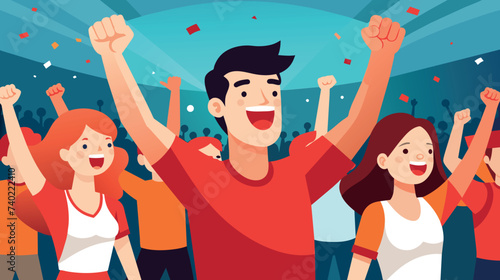 Group of People Celebrating at a Party