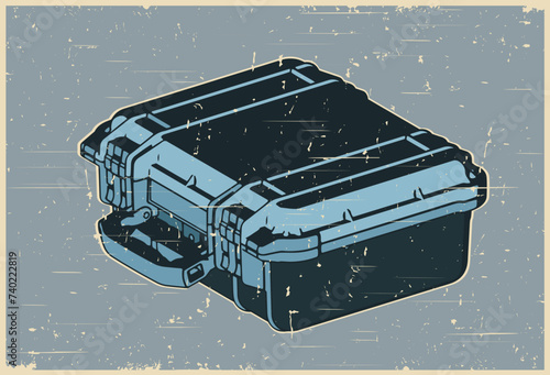 Rugged shockproof case retro poster