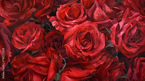 Love in bloom  Valentine s Day roses