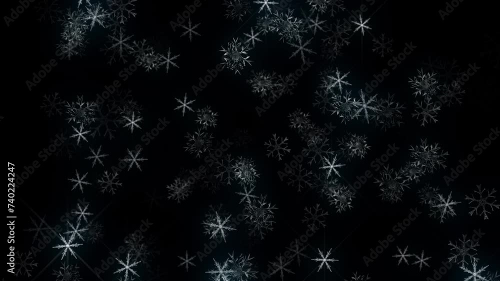 Snowlakes Motion Background in Blue Lights glow Ultra HD VJ Loop Snowlakes Motion Background in Blue Lights glow Ultra HD VJ Loop