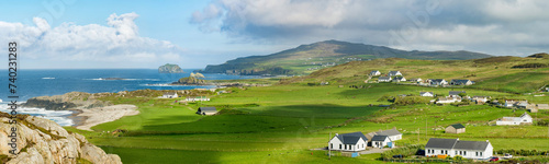 Schilderij op canvas Portmor or Kitters Beach, Malin Head, Ireland's northernmost point, famous Wild Atlantic Way, spectacular coastal route