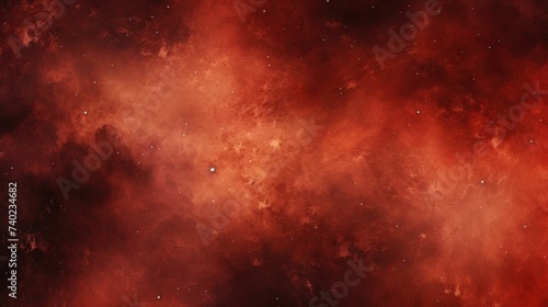 red nebula background with stars and sand © Lenhard