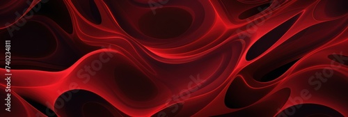 Red organic lines as abstract wallpaper background design