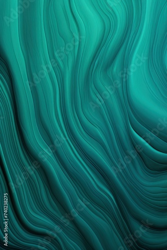 Teal organic lines as abstract wallpaper background