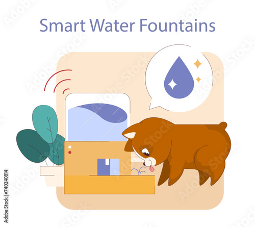 Smart Water Fountains concept.