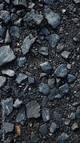 Wallpaper Mural Collection of Rocks Scattered on the Ground Torontodigital.ca