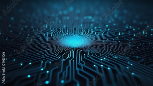 Abstract digital technology background. Networking, teleportation