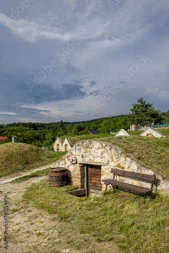 Wine cellar (Tufove pivnice), Velka Trna, Kosice country, Zemplin region, Slovakia photo