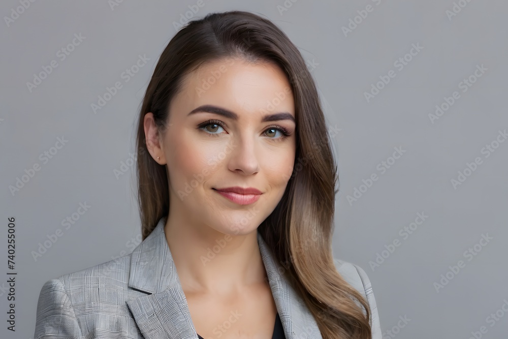 Smiling beautiful young businesswoman portrait Smiling beautiful young businesswoman portrait