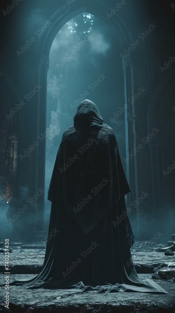 Dark Mage in a Cloak of Shadows Dark Mage in a Cloak of Shadows