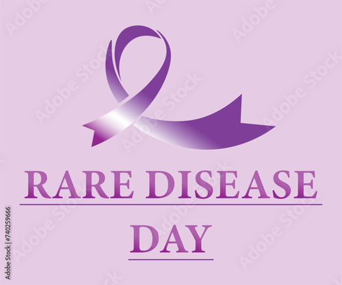 International rare disease day,[vector illustration] march