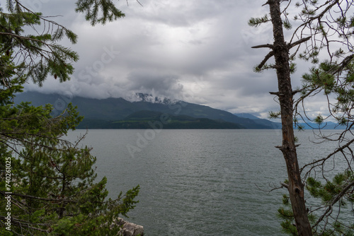Cold Summer Morning, Upper Arrow Lake, British Columbia, Canada