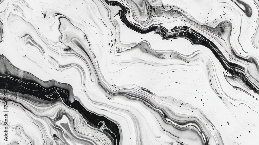Abstract marble patterns in monochrome tones create a sophisticated wallpaper Abstract marble patterns in monochrome tones create a sophisticated wallpaper