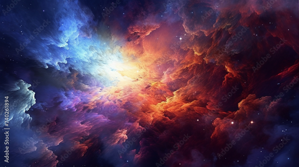 Fototapeta premium abstract outer space