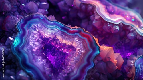 Wallpaper featuring the vibrant hues of fluorescent Dugway geode