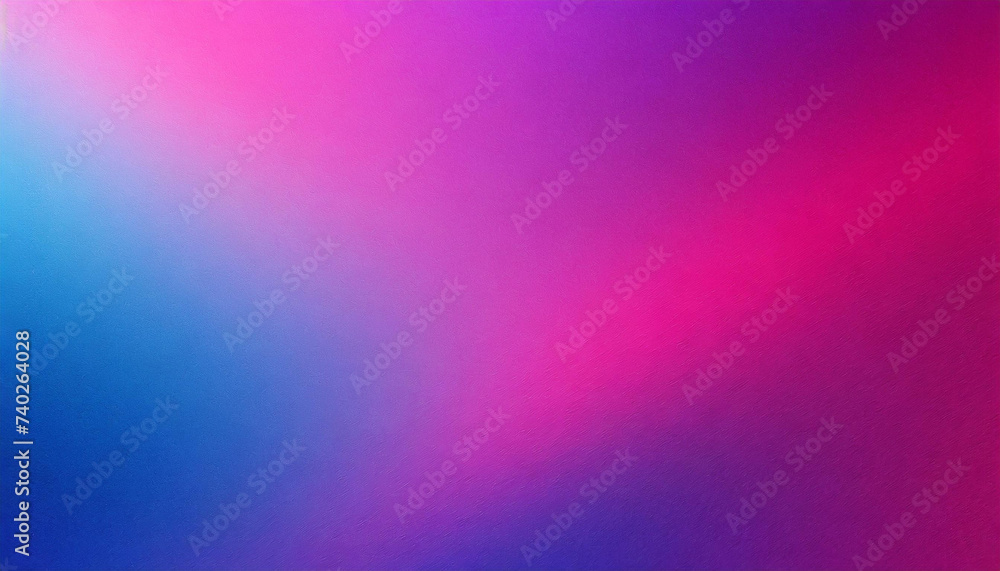 Pink magenta blue purple abstract color gradient background grainy texture effect web banner header poster design - obrazy, fototapety, plakaty 