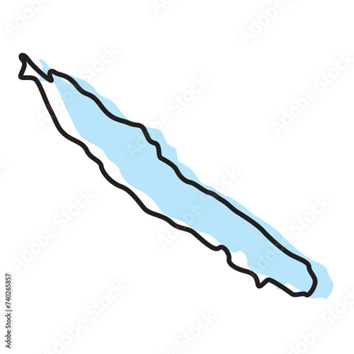 new caledonia map, new caledonia vector, new caledonia outline, new caledonia