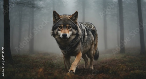 wolf in the forest