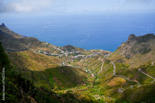 Coastal village in Tenerife, Canary Islands. Spain. 