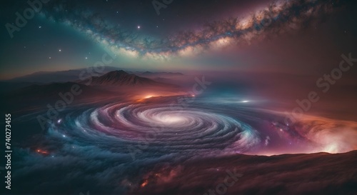 planet in space