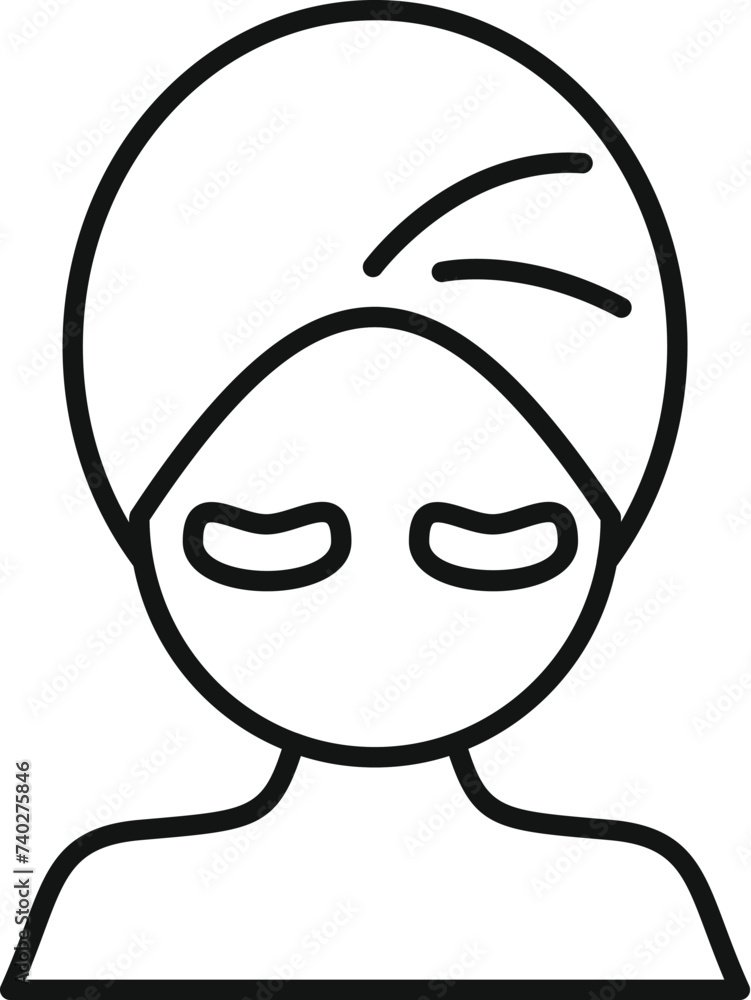 Spa bath beauty icon outline vector. Container spa treatment. Cosmetic field Spa bath beauty icon outline vector. Container spa treatment. Cosmetic field