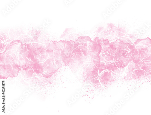 Horizontal Pink Ink Cloud Overlay © Ana CPP