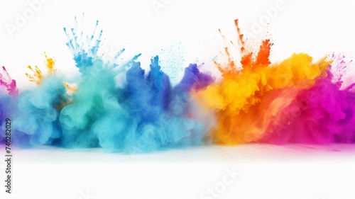 Dazzling photographs reveal bursts of vibrant colorful powder photo © Biplob
