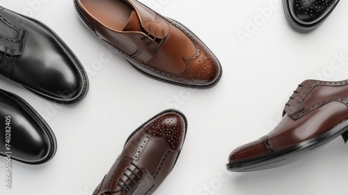 Men's fashion featuring shoes against a white background