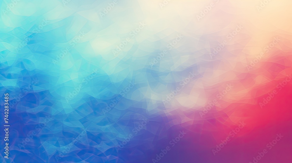 Vibrant Colorful Abstract Background with Digital Grainy Texture in Blue and Red Tones