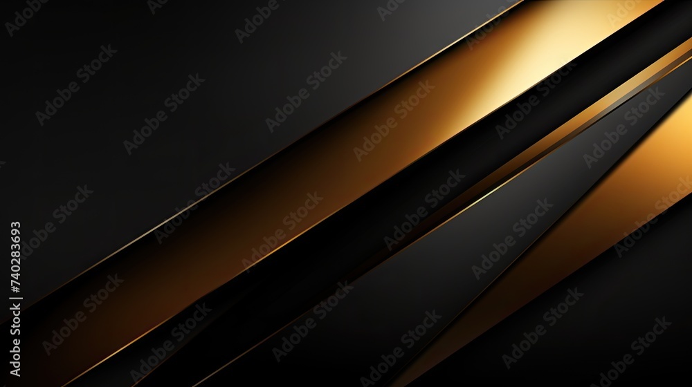 Elegant Black and Gold Abstract Design with Modern Metal Texture and Clean Lines Elegant Black and Gold Abstract Design with Modern Metal Texture and Clean Lines
