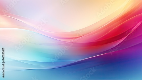 Vibrant Abstract Blend of Colorful Waves for Dynamic Background Design