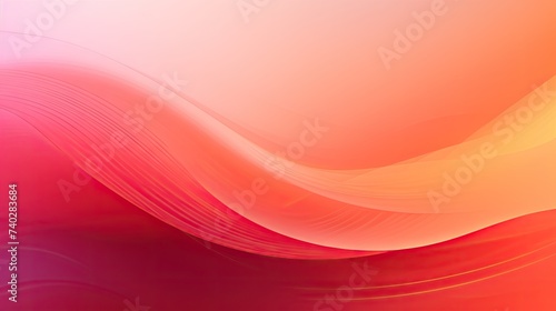Vibrant Gradient Abstract Background with Fluid Wavy Lines and Soft Colorful Tones