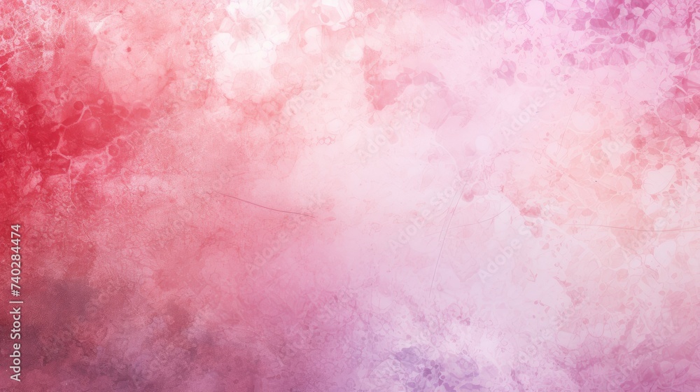 Vibrant Pink and Purple Grunge Textured Background with Intriguing White and Red Accents