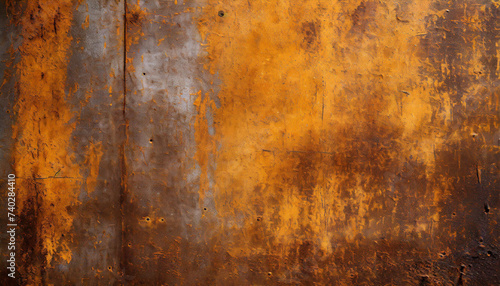 Abstract grunge metal texture background with rough surface and aged patina, industrial aesthetic