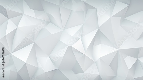 Intricate White Polygonal Texture Pattern for Modern Abstract Background Design