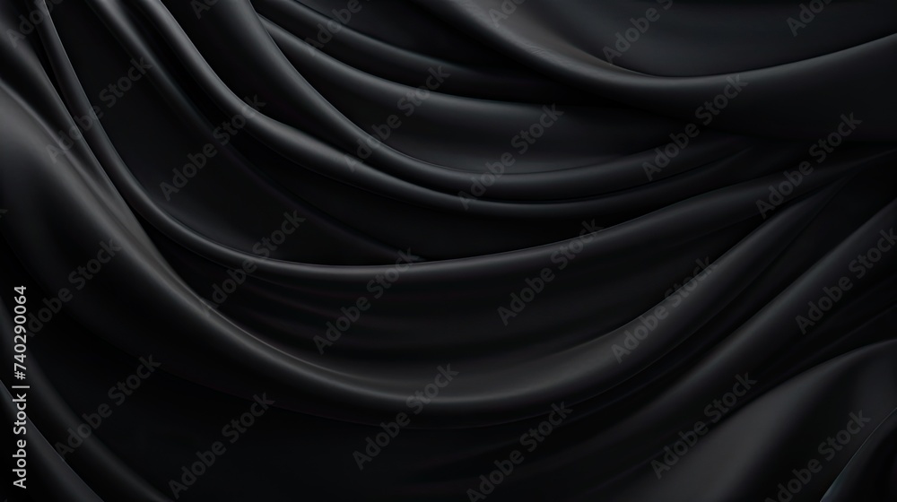 Fototapeta premium Elegant Black Matte Paper Texture for Luxurious Background Design Concept