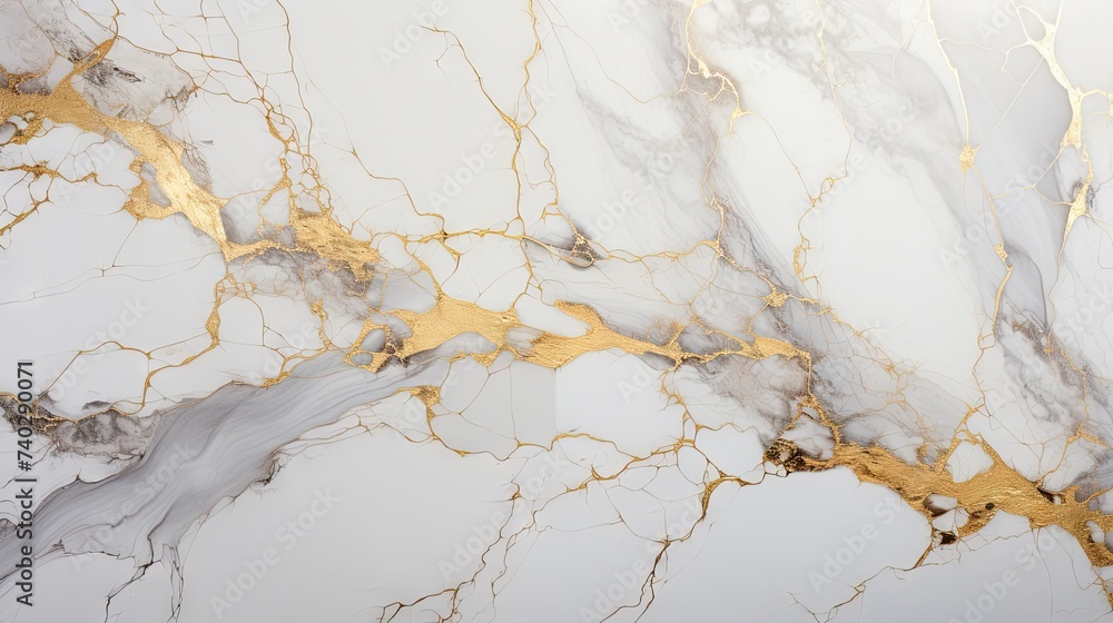 Elegant Calacatta Marble Featuring Stunning Golden Veins for Luxurious Interior Design