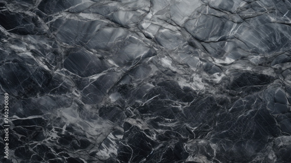 Obraz premium Elegant Black and White Marble Pattern: Luxury Stone Texture Background