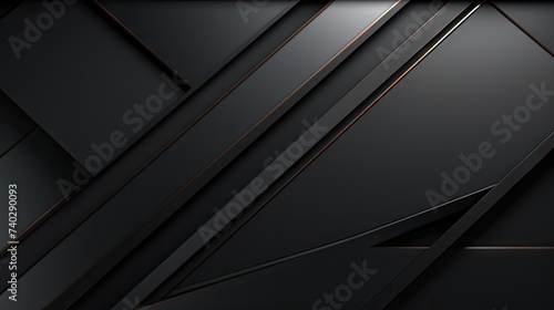 Elegance in Simplicity: Luxurious Black Gradient Abstract Background for Modern Design Projects