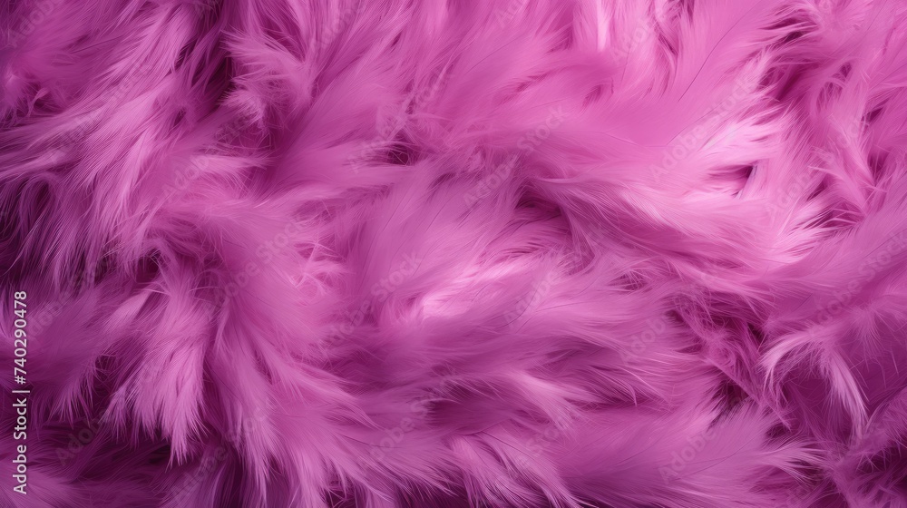 Soft Velvet Pink Feathers Texture Close Up - Delicate and Elegant Abstract Background