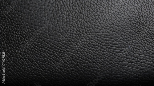 Elegant Black Leather Texture with Classic Luxury Feel for Background Design
