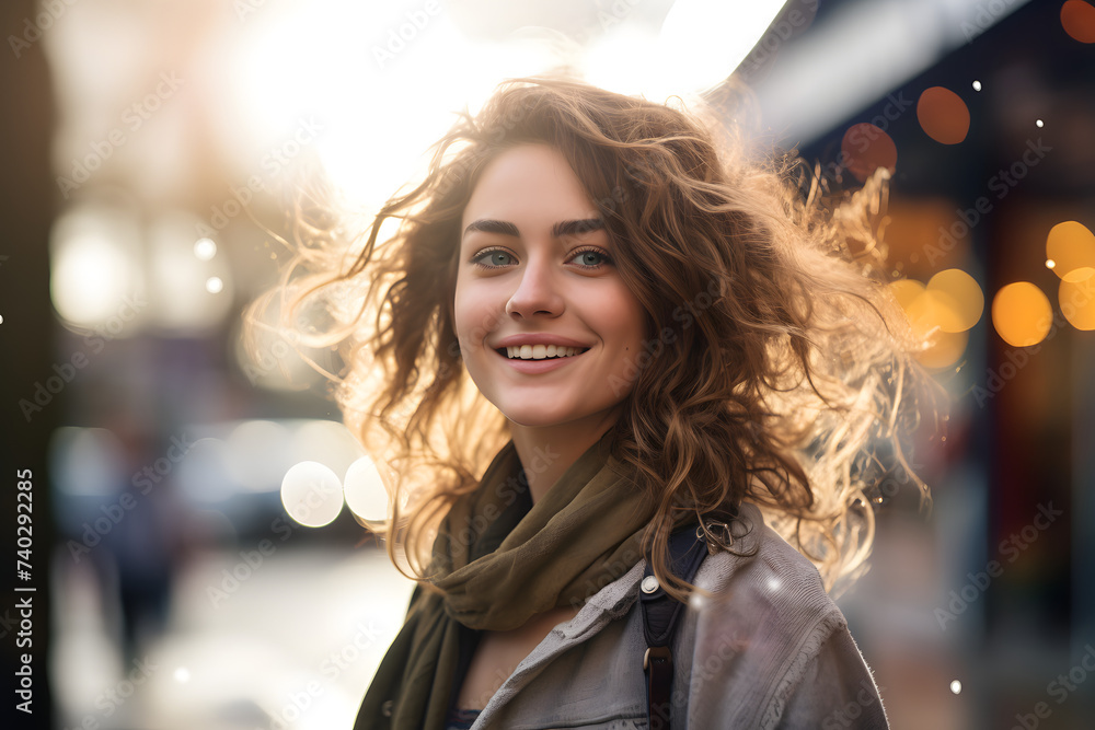 Fototapeta premium Beautiful portrait of a woman, photography, portrait photography, beautiful woman