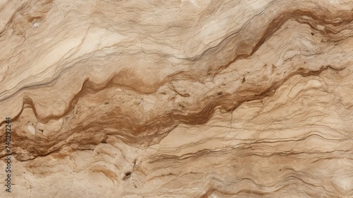 Intricate Details of Beige Marble Surface - Versatile Stone Texture Background