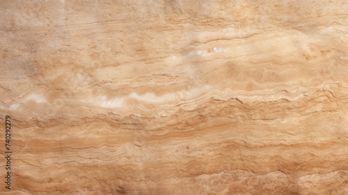Elegant Travertine Marble Pattern in Warm Brown and Beige Tones for Luxurious Interiors