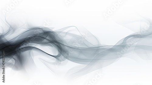 Dynamic Monochrome Smoke Abstract for Modern Fire Design Concept Background