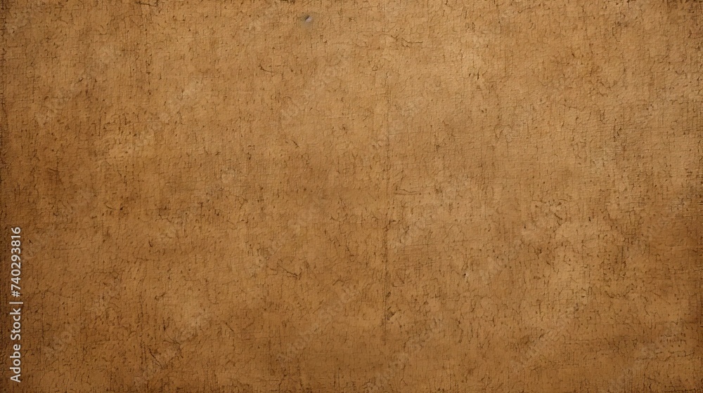 Fototapeta premium Rustic Brown Paper Texture with a Tiny Rip, Vintage Background Design Element