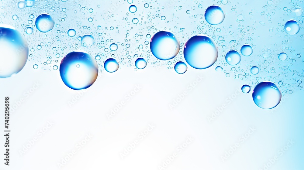 Tranquil Zen Water Droplets Background with Ample Copy Space for Calm and Serenity Concepts