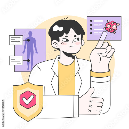 Medical research. Biotechnology, medicine and pharmacology development.